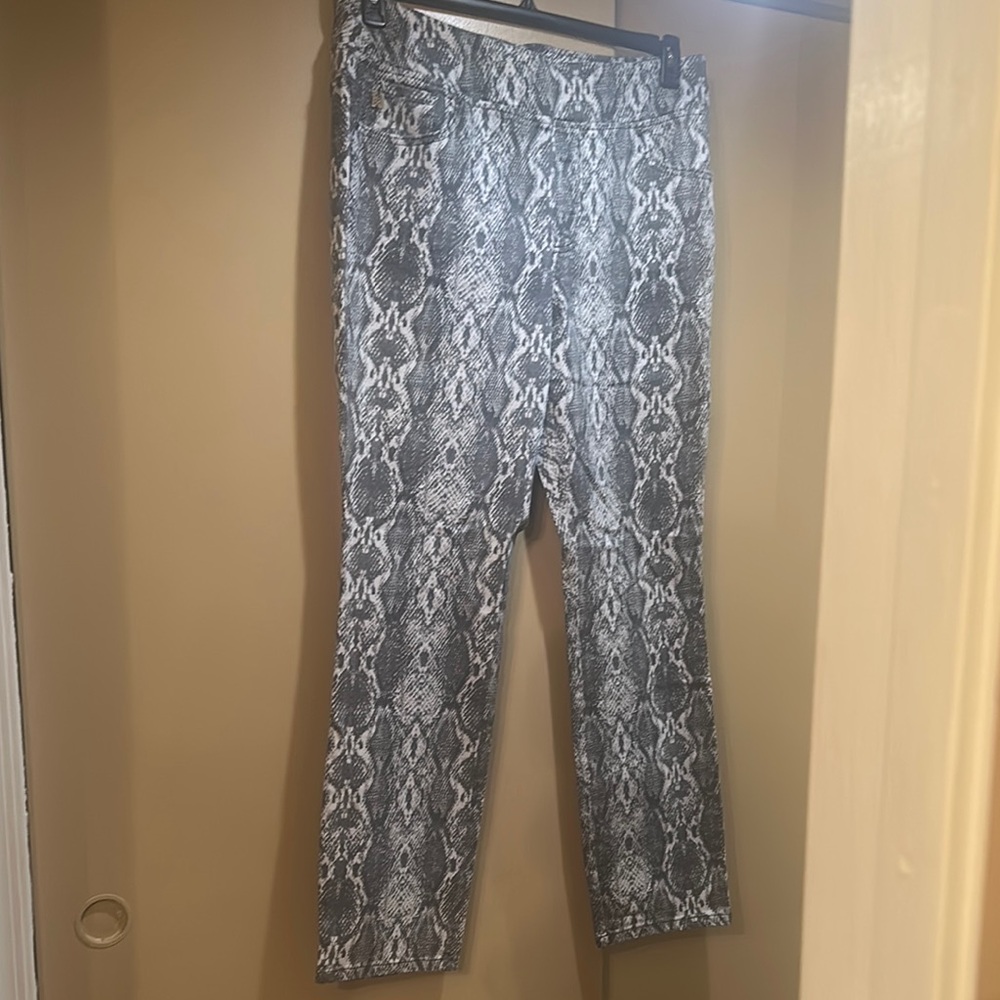 Snakeskin Print Pants